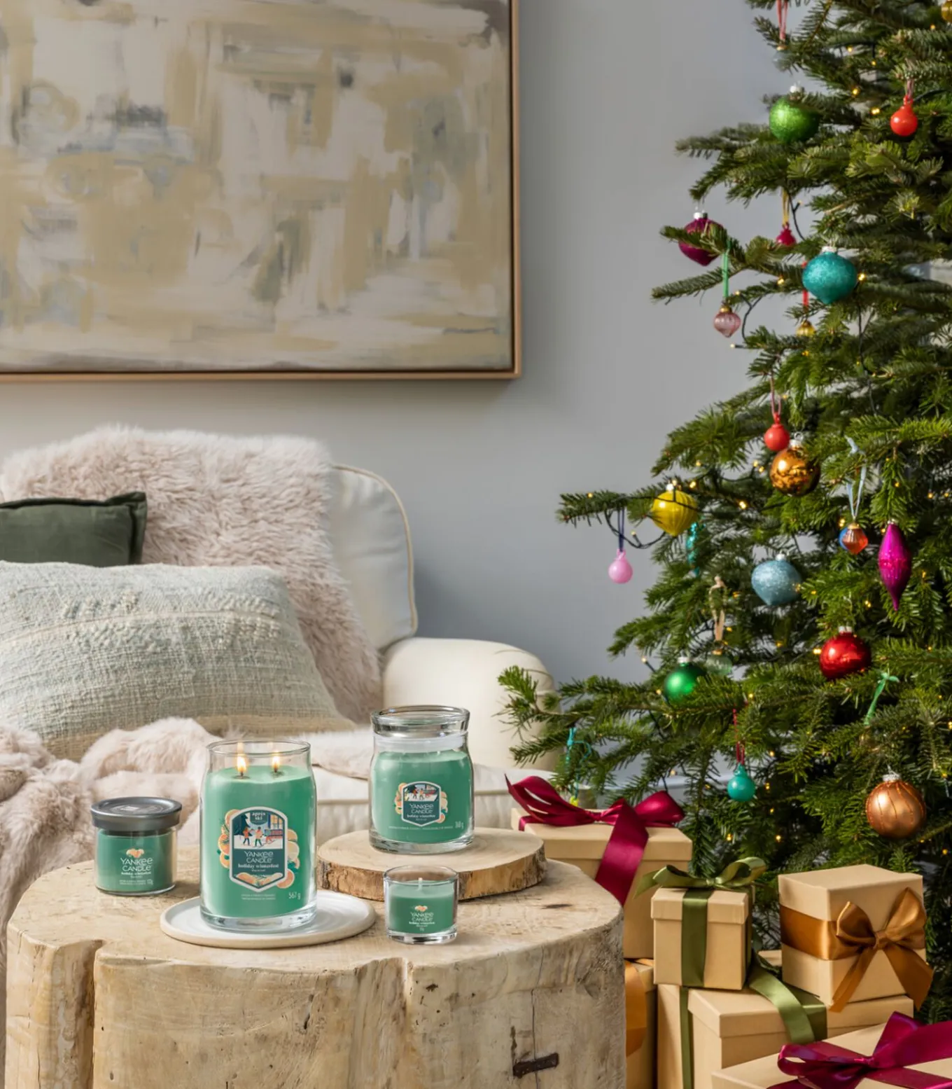 Geurkaars Holiday Winterfest Signature Medium Jar