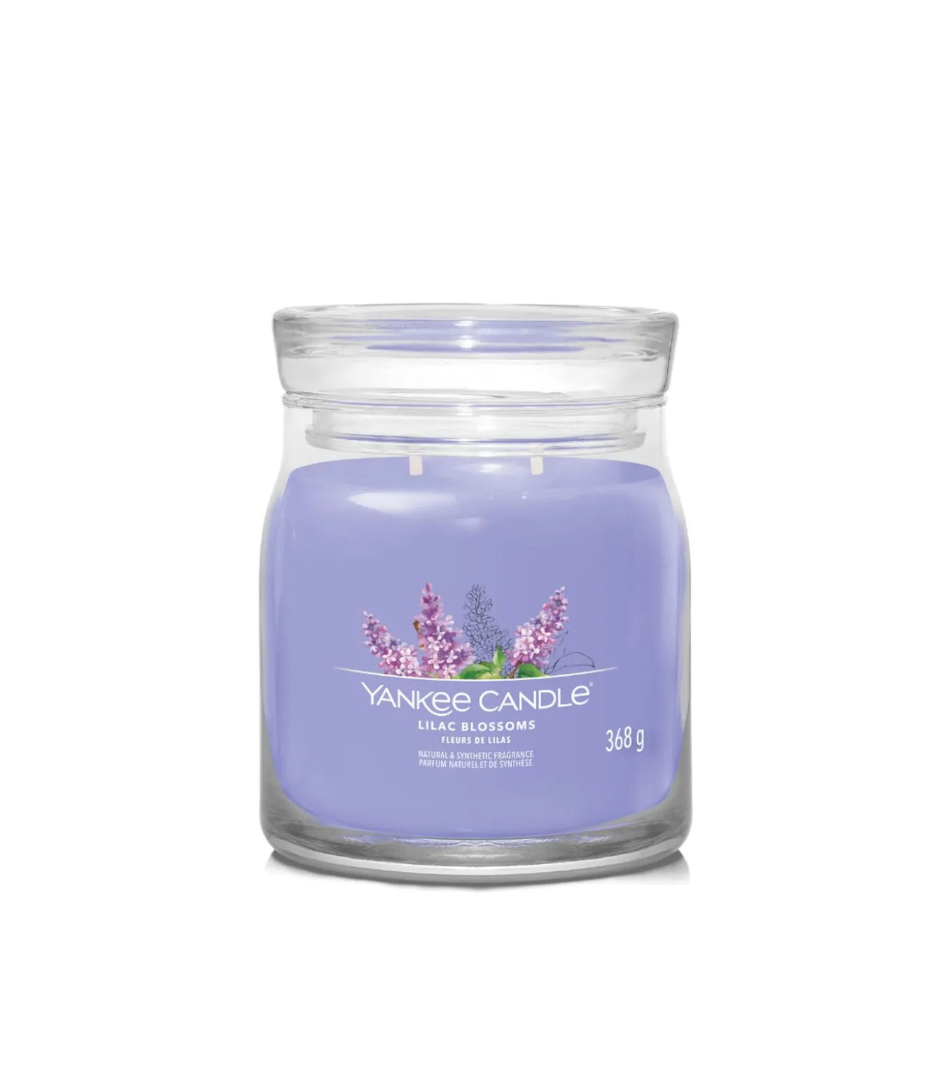 Geurkaars Lilac Blossoms Signature Medium Jar