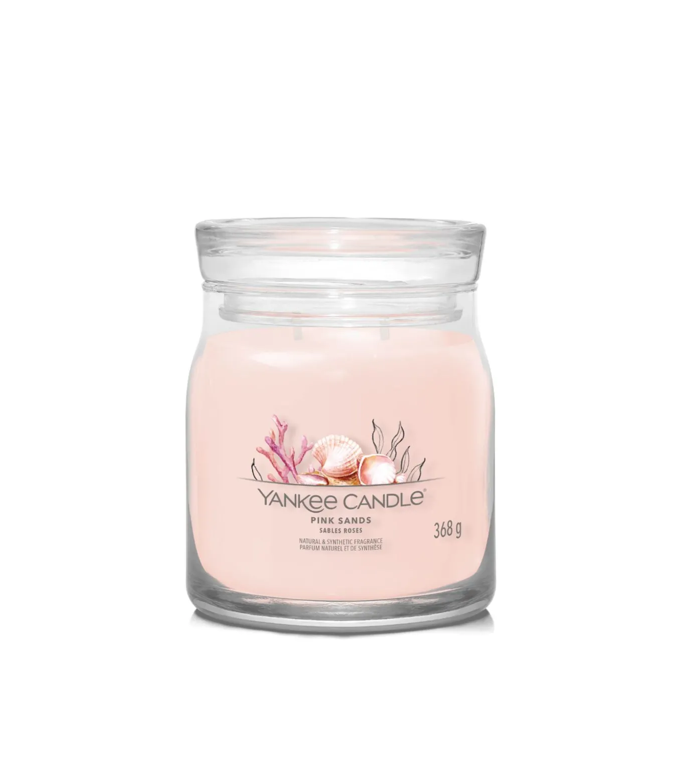 Geurkaars Pink Sands Signature Medium Jar