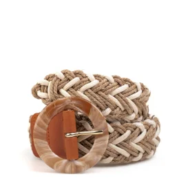 Gevlochten riem 4 cm Made in Belgium