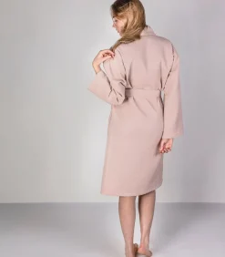 Gewafelde Badjas Misty Pink