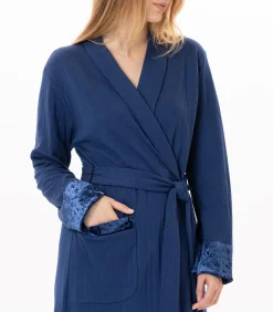 Gewatteerde katoenen badjas PILLOW 860