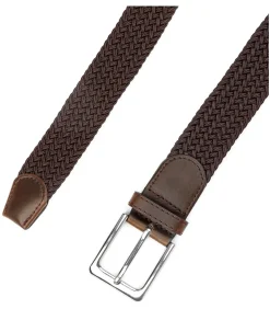Geweven Riem Bruin
