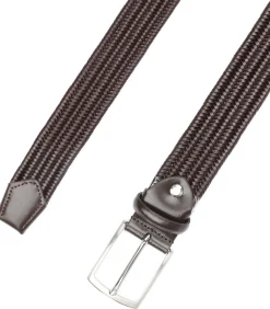 Geweven Riem Donkerbruin