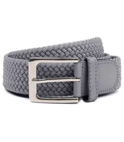 Geweven Riem Donkergrijs