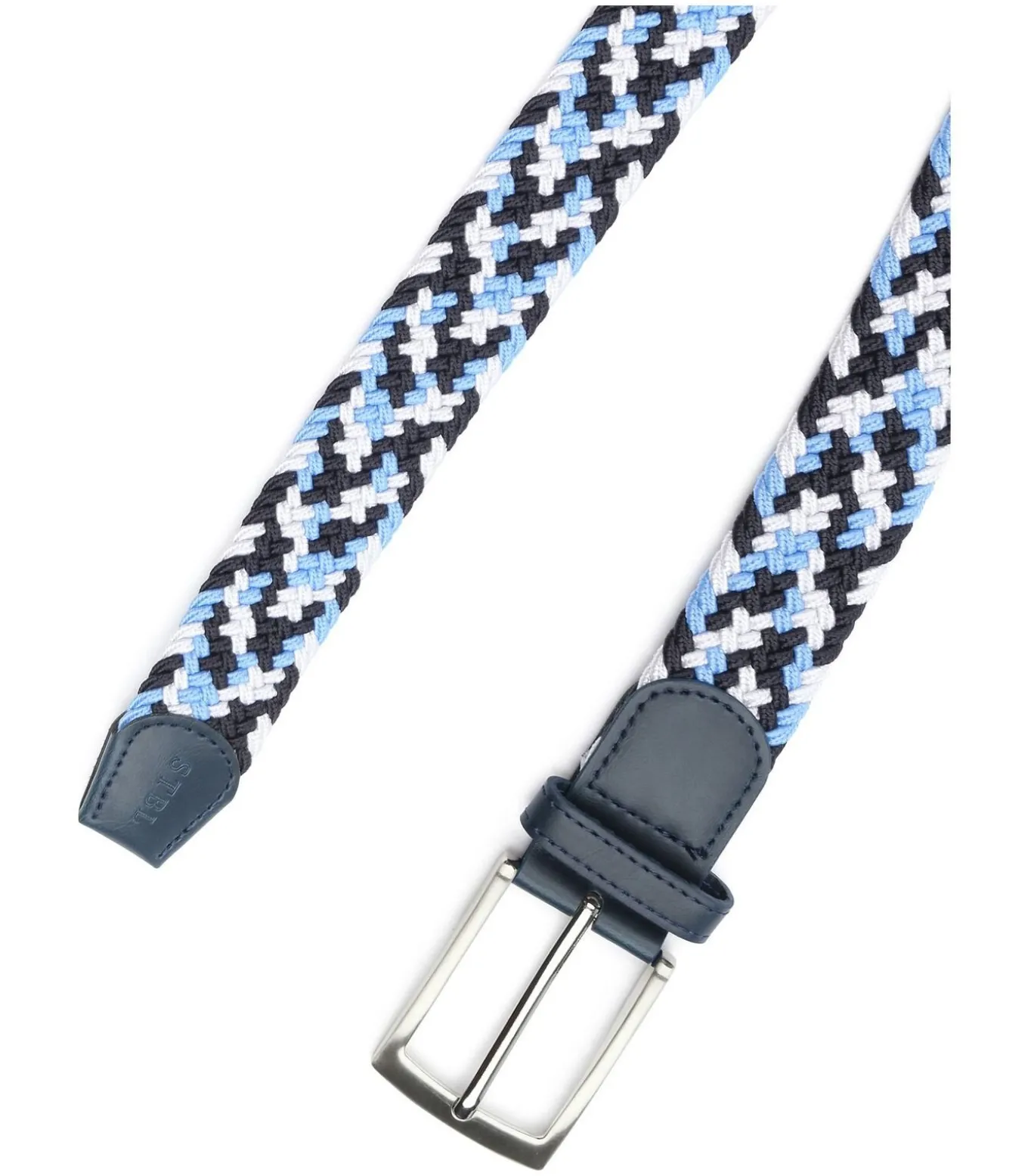 Geweven Riem Navy Blauw