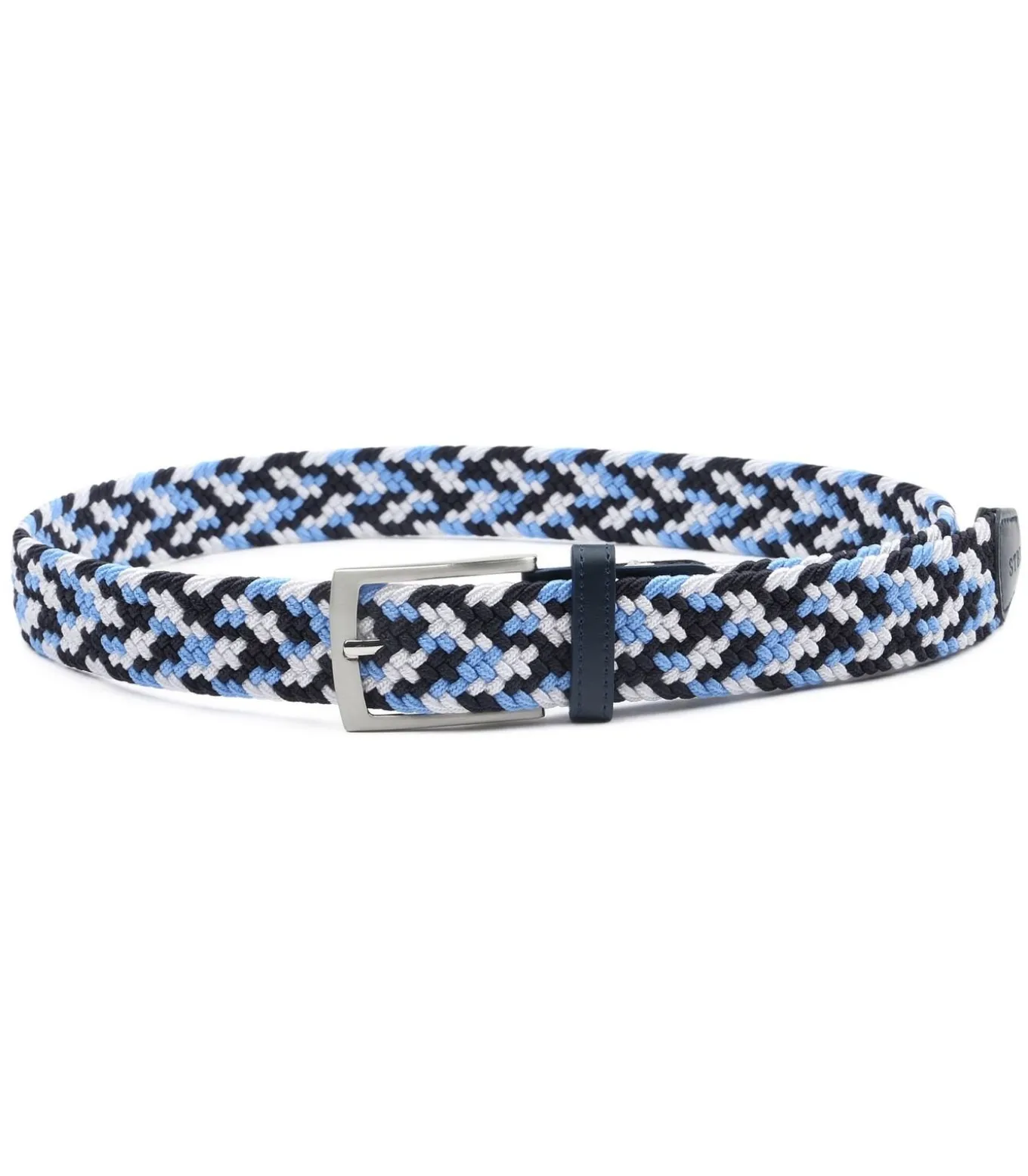 Geweven Riem Navy Blauw