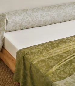 GINGKO Olive - Laken Satijn katoen