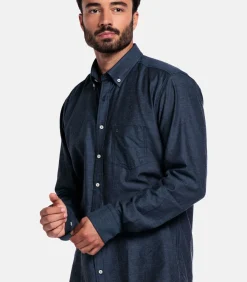 Giordano Brando Flanel Overhemd – Navy