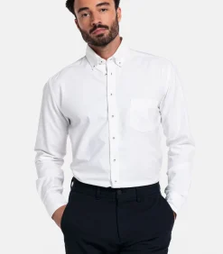 Giordano Brando Oxfod Overhemd – Wit