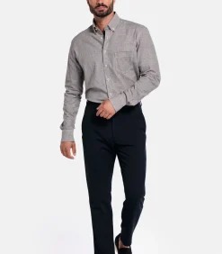 Giordano Ivy Overhemd – Donkerbruin