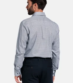 Giordano Ivy Overhemd – Navy Print