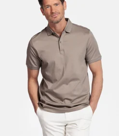 Giordano Lino Liquid Cotton Polo – Beige