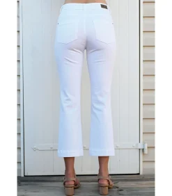 GIULIA - WITTE DENIM 7/8 JEANS
