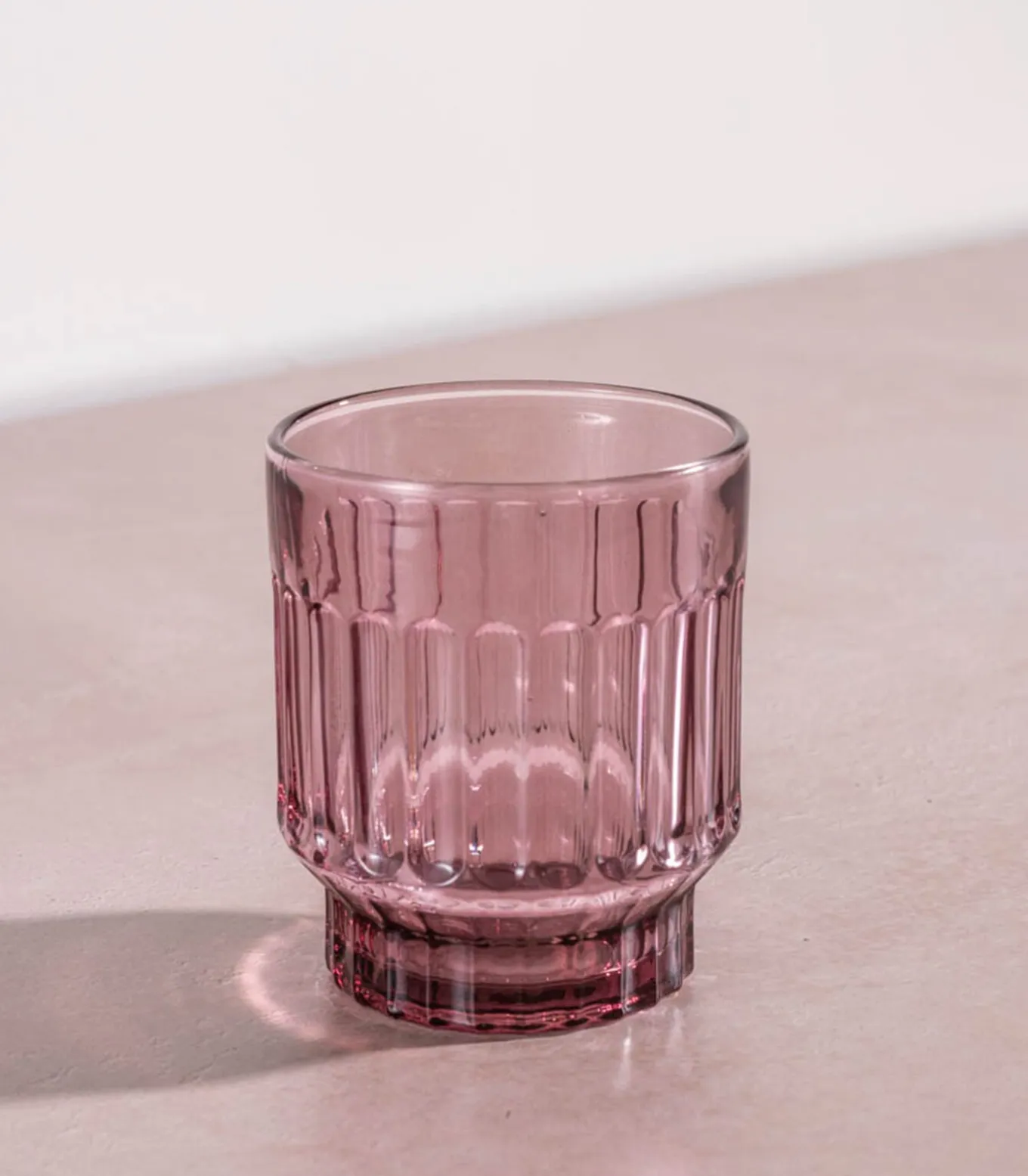 Glas 30cl roze Tone - set/4