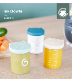 Glazen voorraadpotten ISY BOWLS