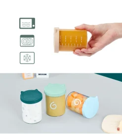 Glazen voorraadpotten ISY BOWLS