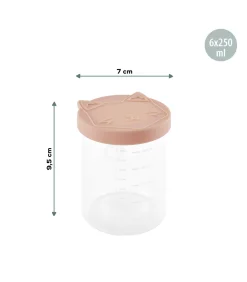 Glazen voorraadpotten ISY BOWLS