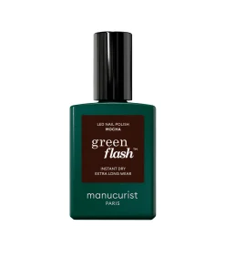 Green Flash Led Nail Polish Mocha 15ml