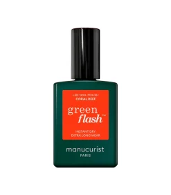 Green Flash Led Nail Polish Coral Reef 15ml