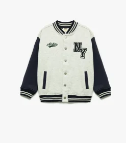 Grijs Bomberjack Lange Mouwen Jongens