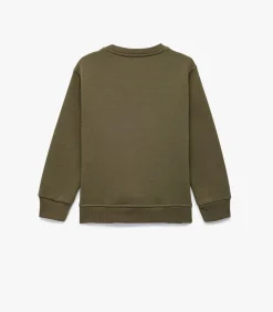 Groene Jongens Longsleeve Sweatshirt Met Print