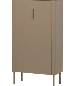 Gunnar 2-Deurs Kast - Grenen - Mud -135x85x39