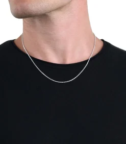 halsketting voor mannen en vrouwen, unisex, 925 Sterling zilver