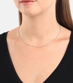 halsketting voor mannen en vrouwen, unisex, 925 Sterling zilver