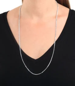 halsketting voor mannen en vrouwen, unisex, 925 Sterling zilver