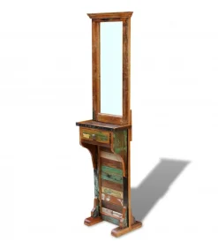 Halspiegel 47x23x180 cm massief gerecycled hout