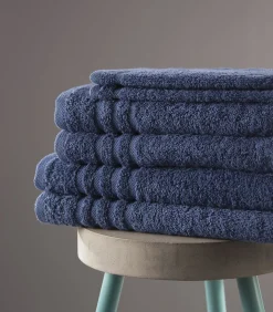 Handdoek 70 x 140 Blauw - 10 stuks