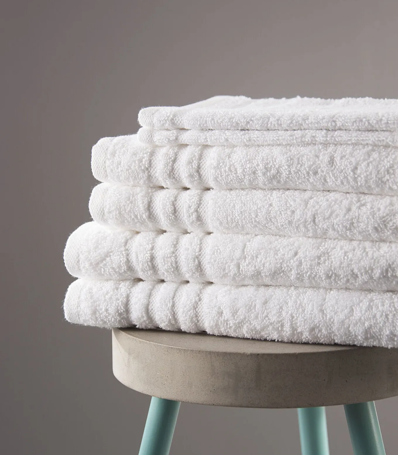 Handdoek 50 x 100 cm Wit - 6 stuks