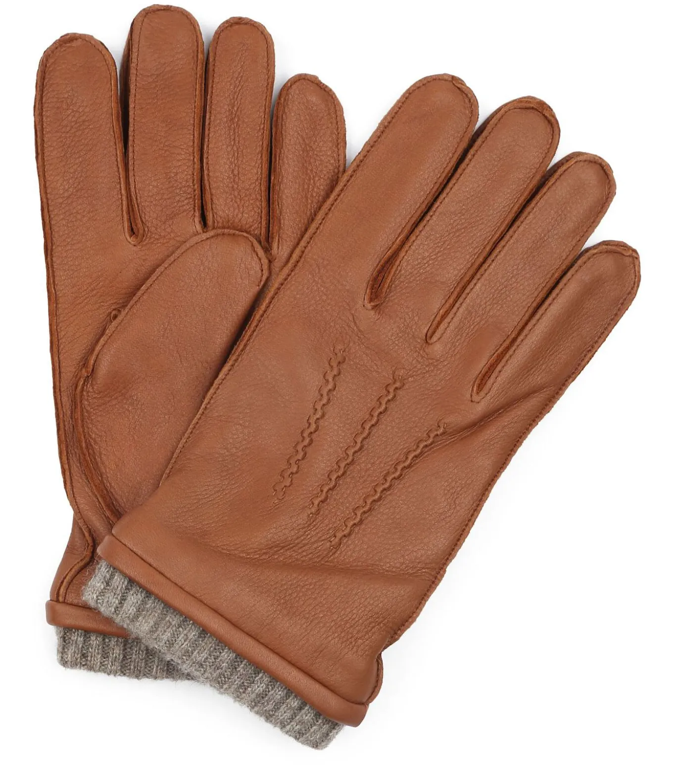 Handschoen Leer Camel