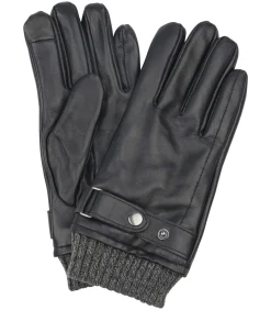 Handschoen Nappa Leer Zwart