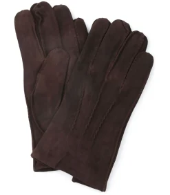 Handschoenen Bruin Suede