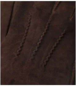 Handschoenen Bruin Suede