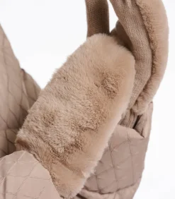 Handschoenen in imitatiebont Haver OS