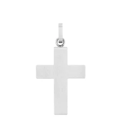 Hanger met motief voor mannen, roestvrij staal, tijgeroog | kruis