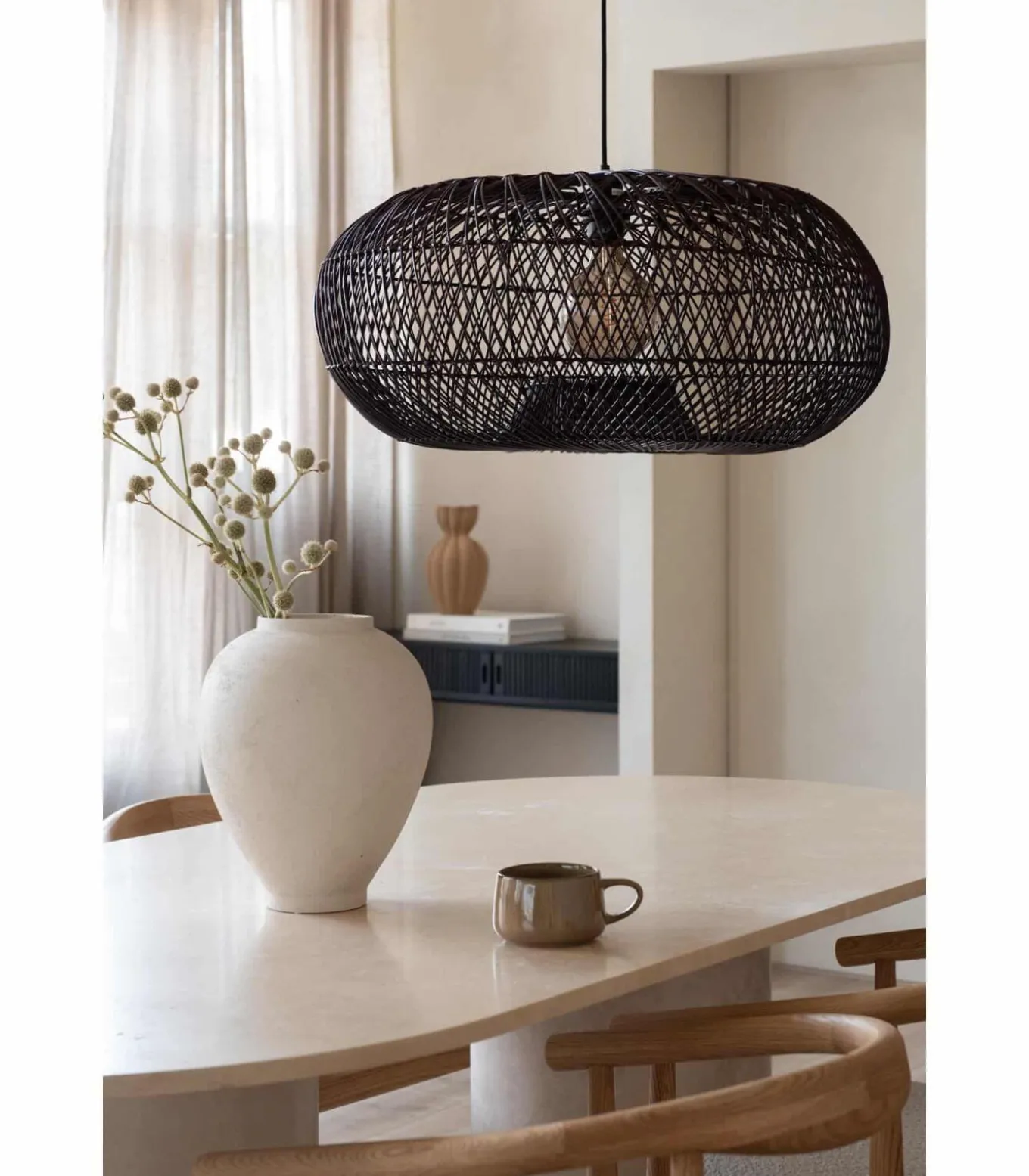 Hanglamp Arizona - Bordeaux - Ø70cm