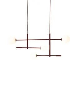 Hanglamp Copenhagen - Rood - 97x13x215cm