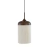 Hanglamp Dania - Bruin/Crème - Ø22cm
