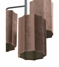 Hanglamp Edisa - Bruin - Ø48cm