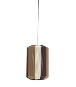 Hanglamp Kozana - Donkerbruin - Ø30cm