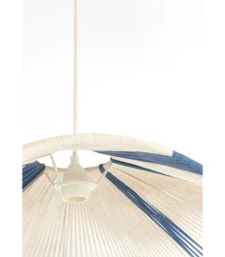 Hanglamp Rafa - Lichtblauw - Ø70cm