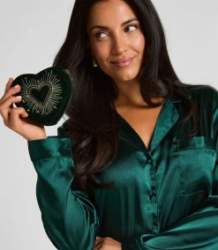 Hartvormig tasje met rits