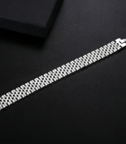 Heren Armband Jubilee - Zilver Kleurig - Staal