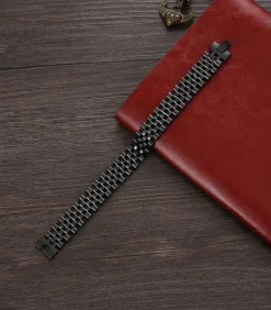 Heren Armband Jubilee - Zwart - Staal