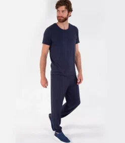 Heren joggerbroek marine