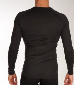 Heren thermo shirt Lange mouw - Thermo sport - Warm ondershirt met ronde hals - Viscose